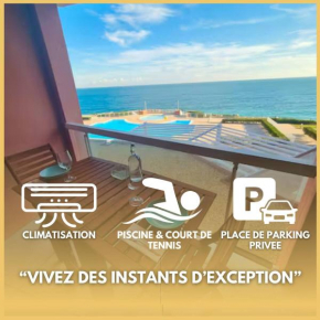 Magnifique T2 climatisé vue mer, piscine et garage